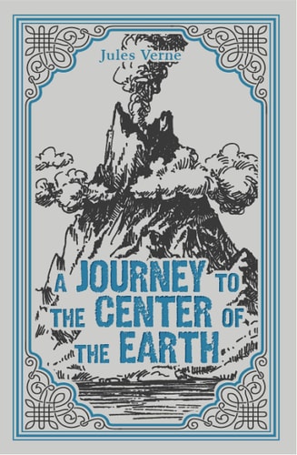 A Journey to the Center of the Earth, Jules Verne Classic Novel, (Otto Lidenbrock, Journey to Earth's Core, Original Science Fiction), Ribbon Page Marker, Perfect for Gifting